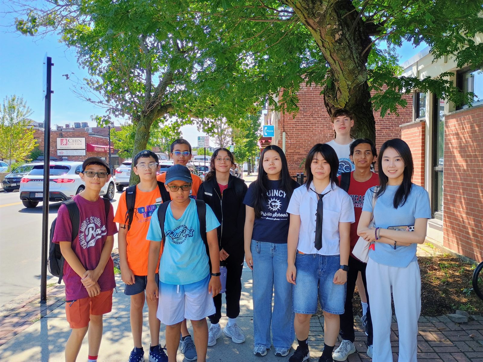 The First Click student team in Quincy